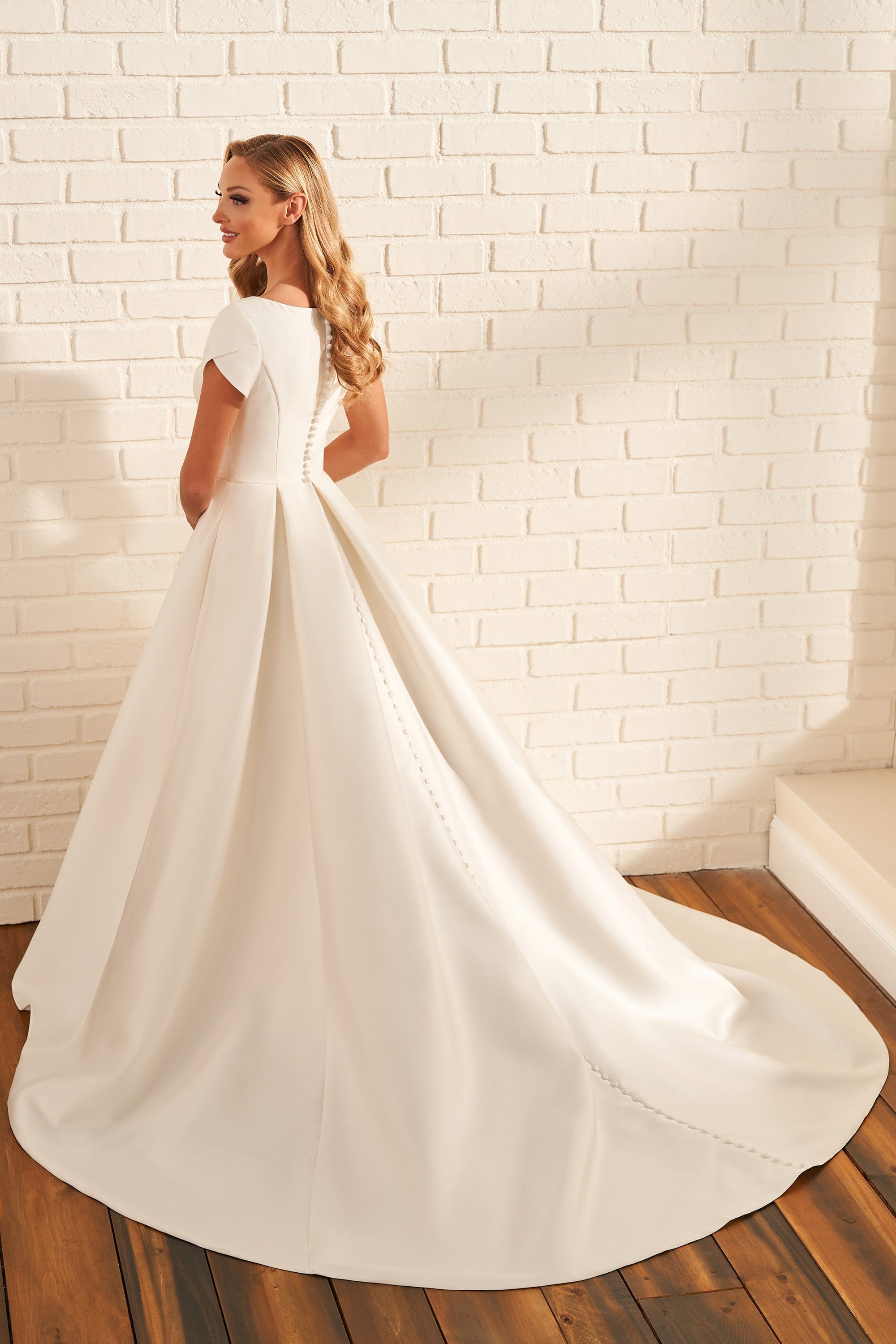 Modest by Mon Cheri Wedding Dress Modest by Mon Cheri: MOD1807