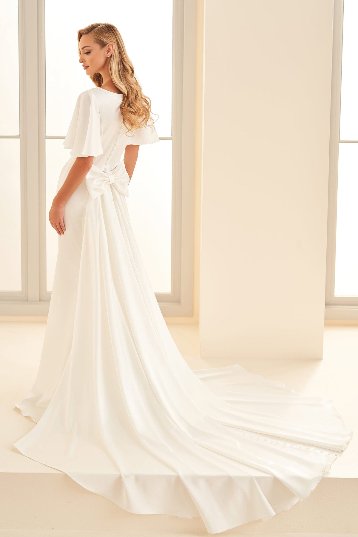 Modest by Mon Cheri Wedding Dress Modest by Mon Cheri: MOD1818