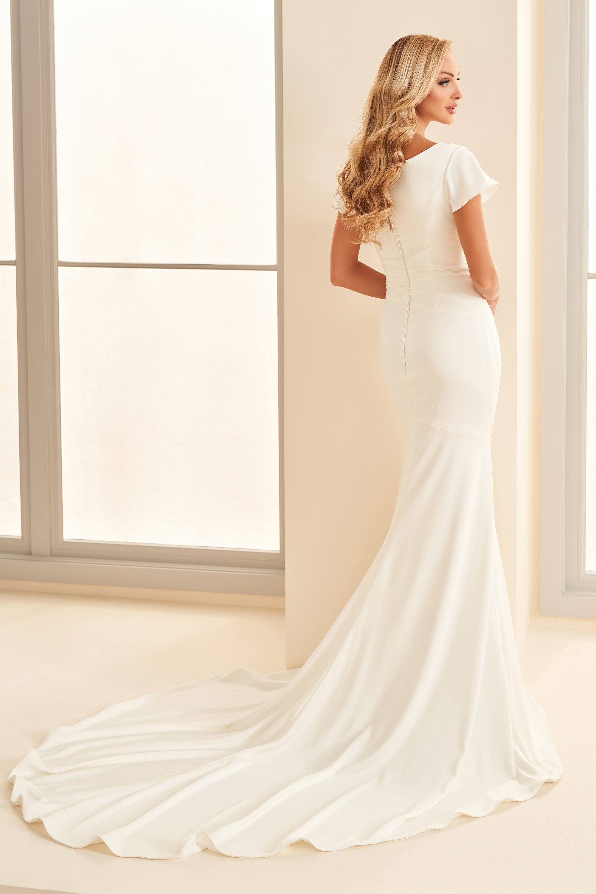 Modest by Mon Cheri Wedding Dress Modest by Mon Cheri: MOD1822