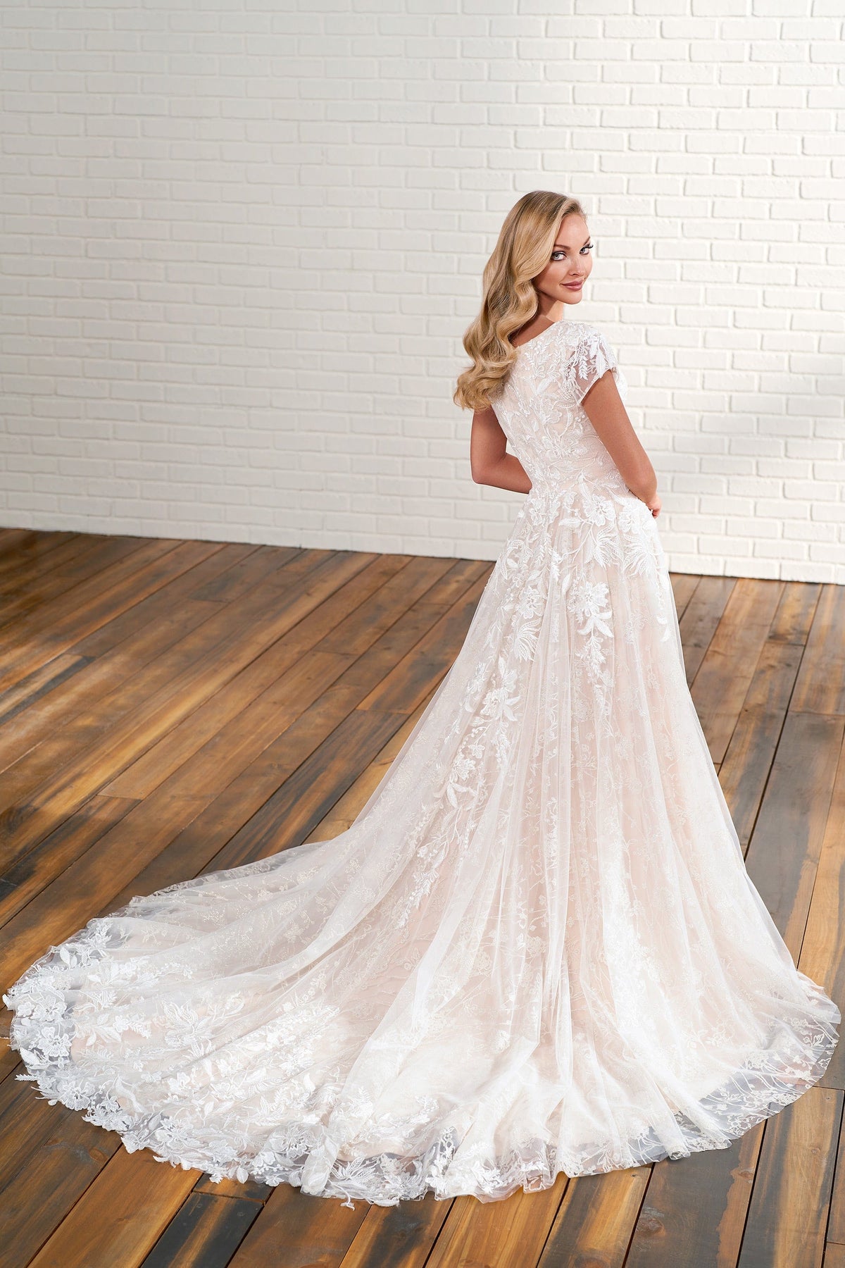 Modest by Mon Cheri Wedding Dress Modest by Mon Cheri: MOD200