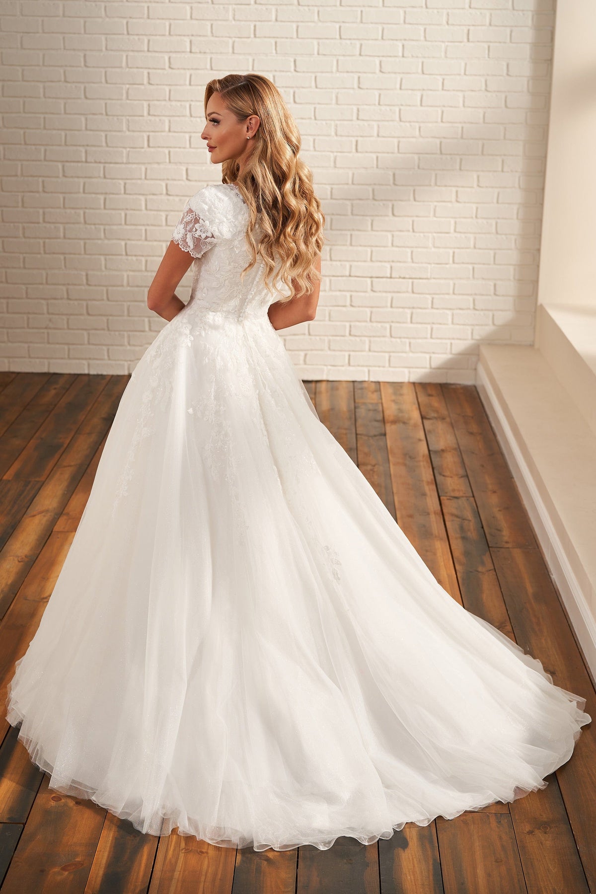 Modest by Mon Cheri Wedding Dress Modest by Mon Cheri: MOD216