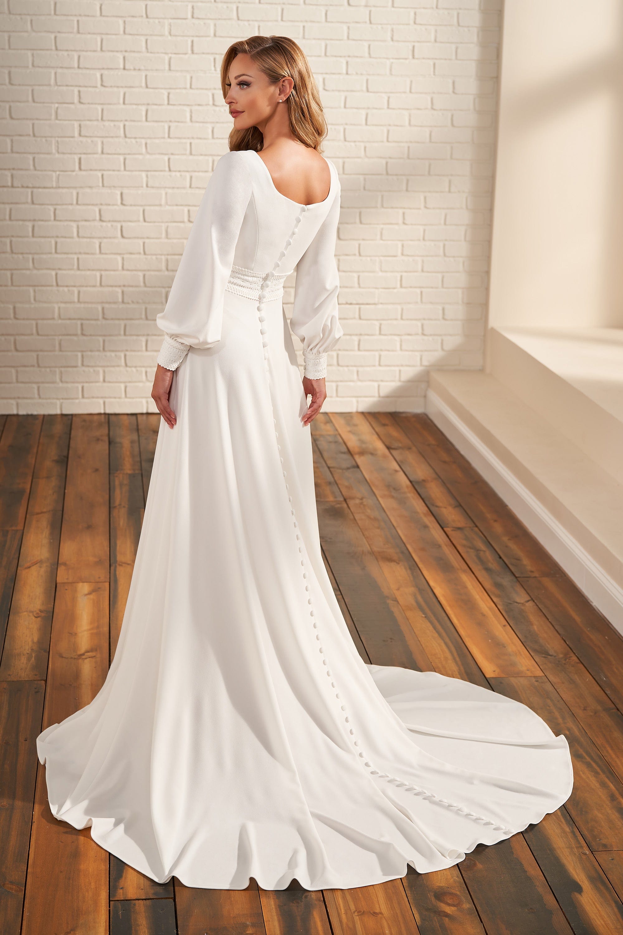 Modest by Mon Cheri Wedding Dress Modest by Mon Cheri: MOD217