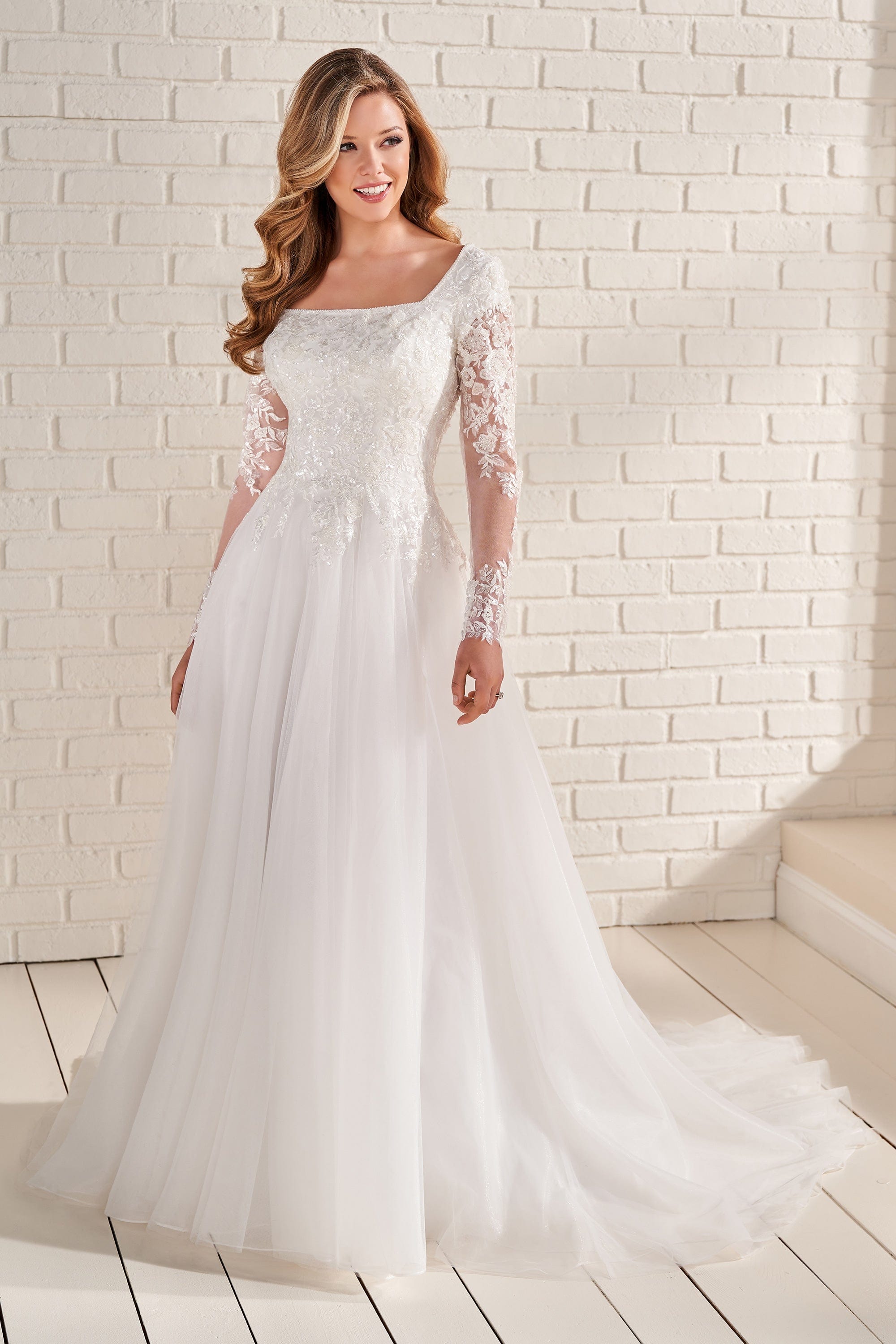 Modest by Mon Cheri Wedding Dress Modest by Mon Cheri: MOD956