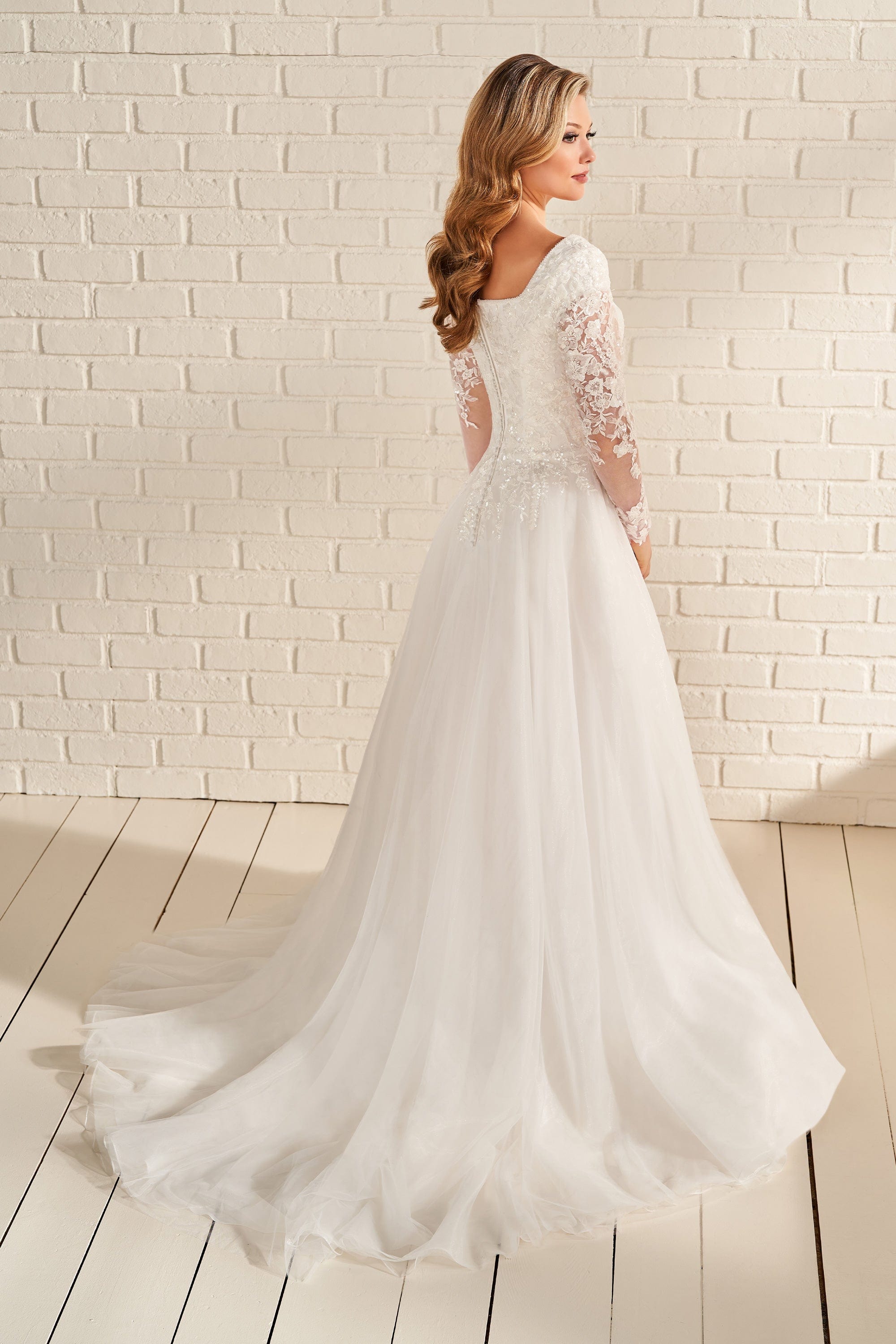 Modest by Mon Cheri Wedding Dress Modest by Mon Cheri: MOD956