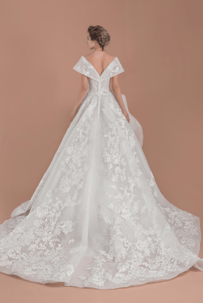 Saiid Kobeisy Wedding Dress 8 / Off White Saiid Kobeisy: SK20-12 (Clearance)