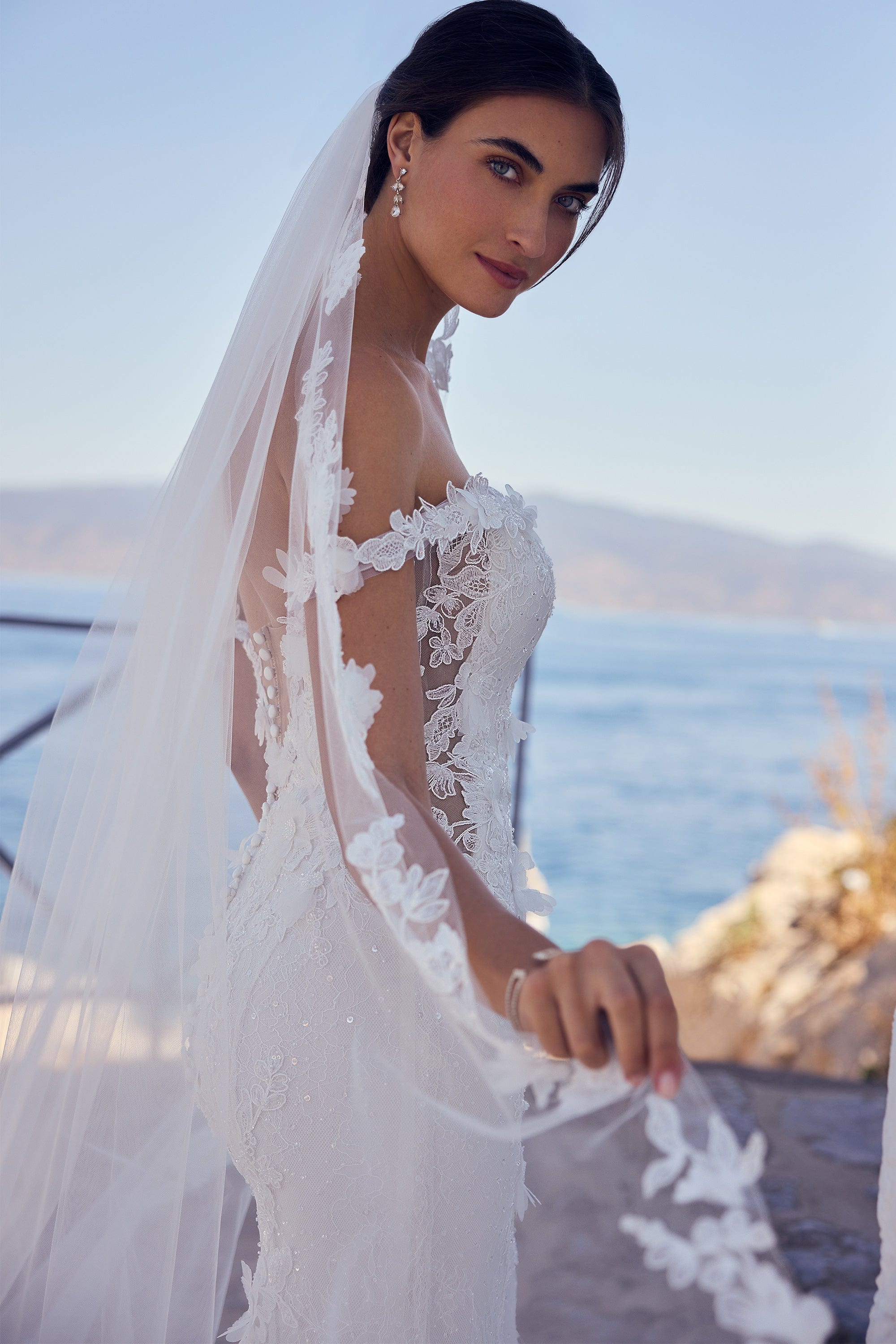 Sophia Tolli Accessories One size / Ivory Sophia Tolli: Y3194VEIL - Ebony