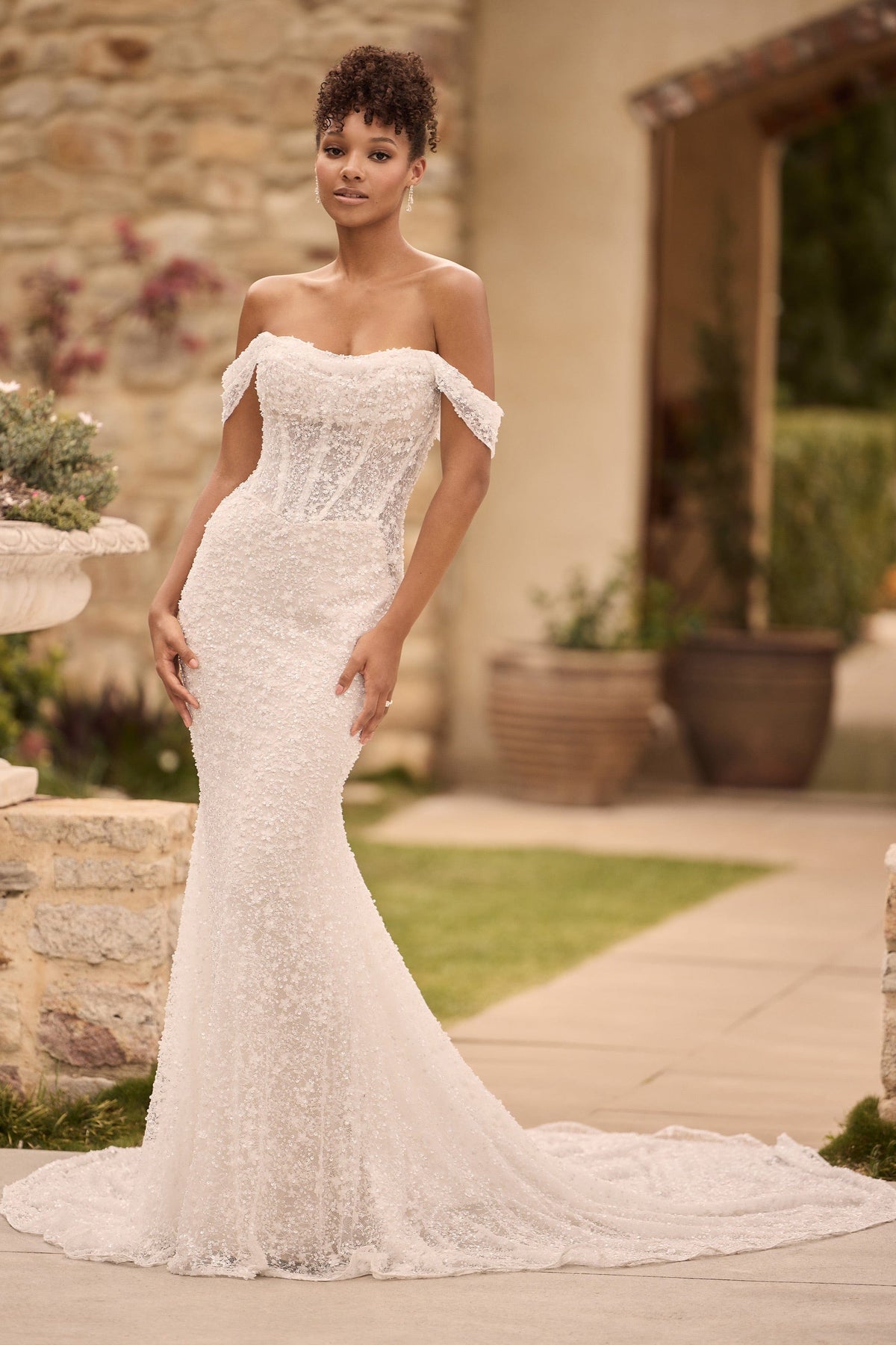 Sophia Tolli Wedding Dress 0 / Ivory/Blush Sophia Tolli: Y3175 - Sun