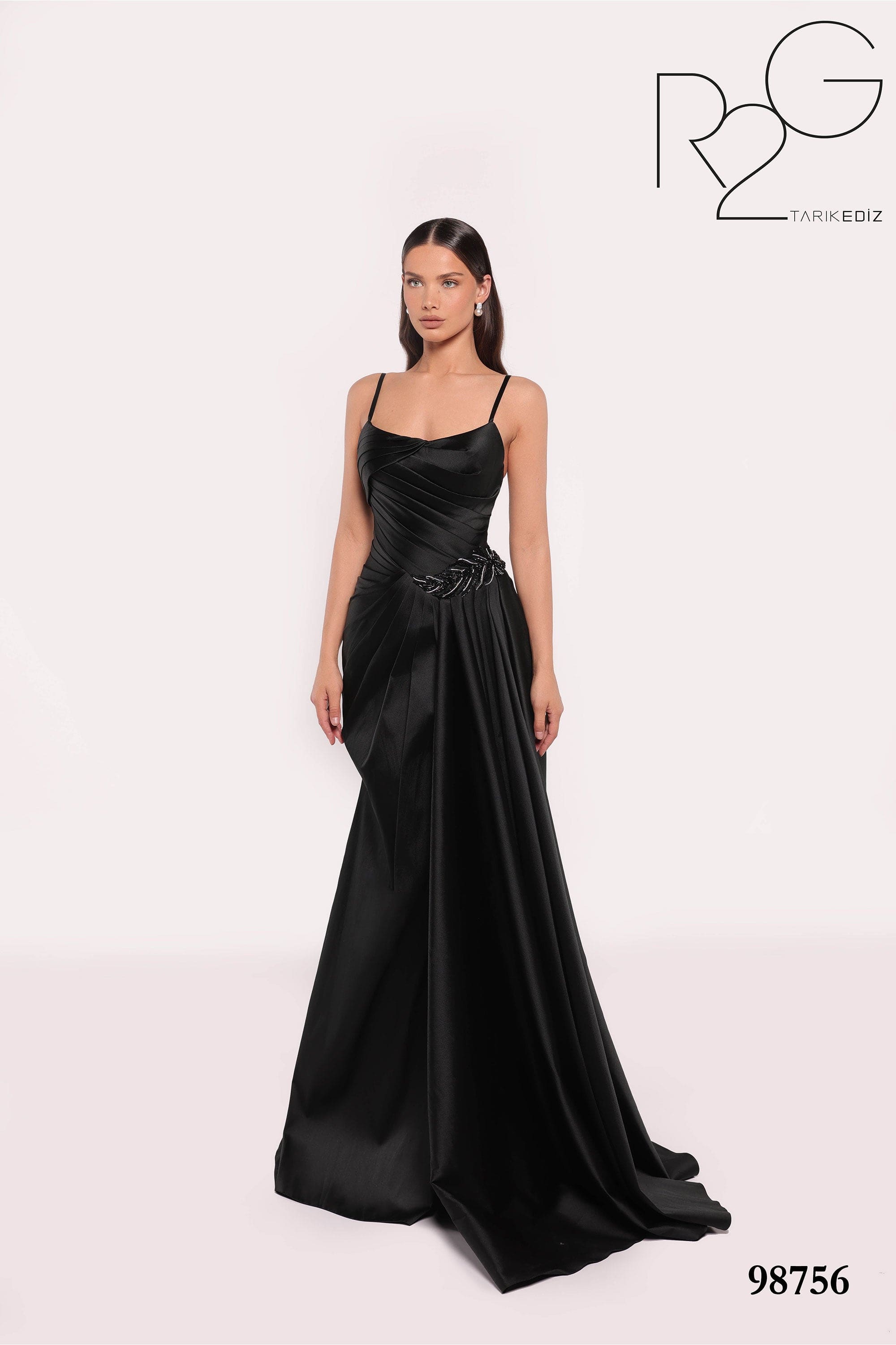 Tarik Ediz Evening Dress 0 / Black Tarik Ediz: 98756