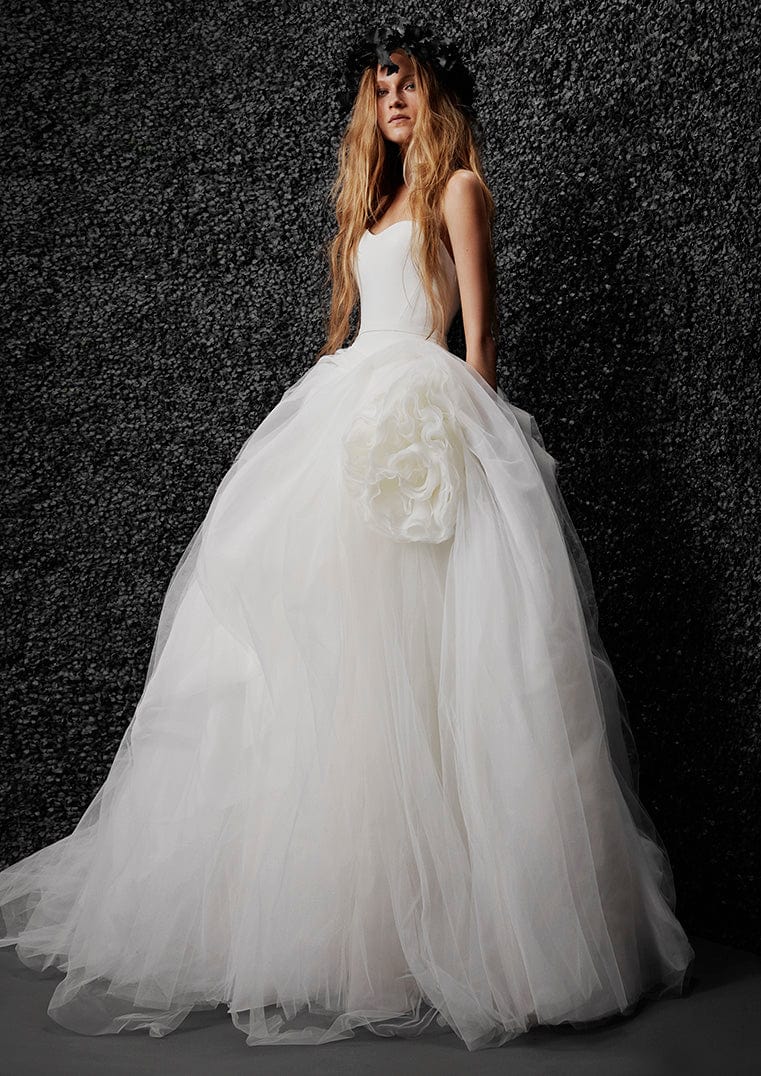 Short vera outlet wang wedding dresses