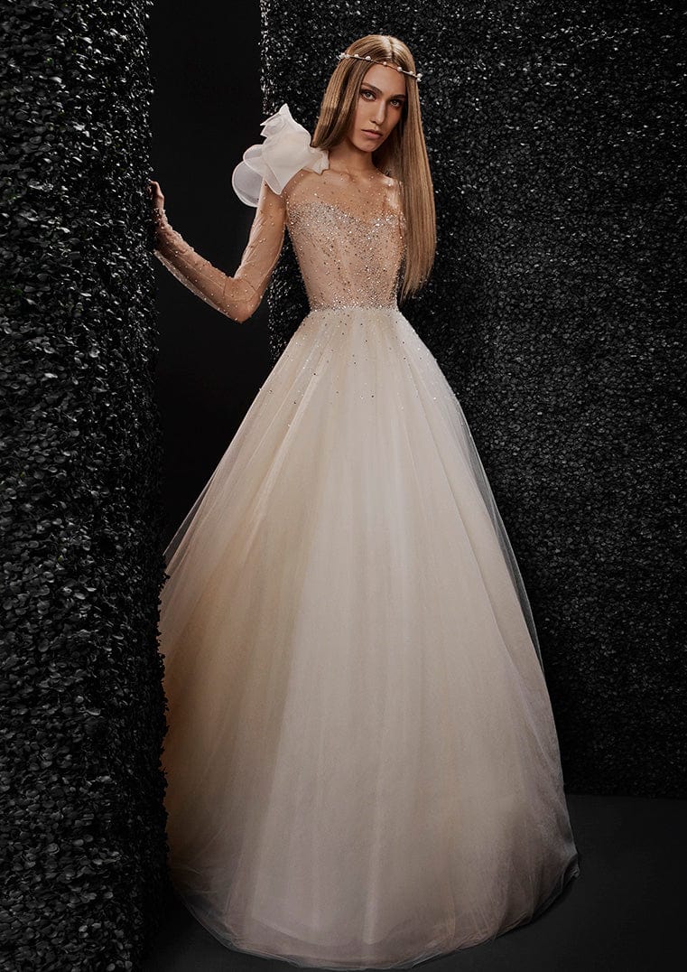 vera wang lace long sleeve wedding dress Vera Wang: Marion