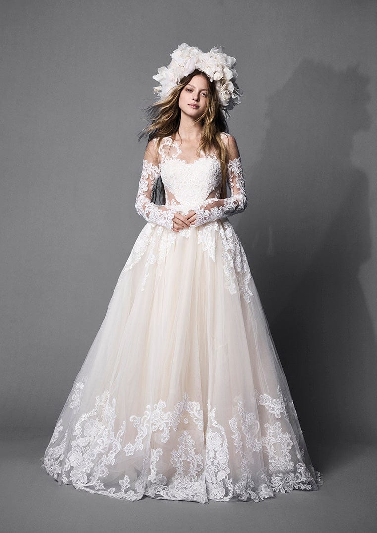 Vera wang outlet wedding dress lace