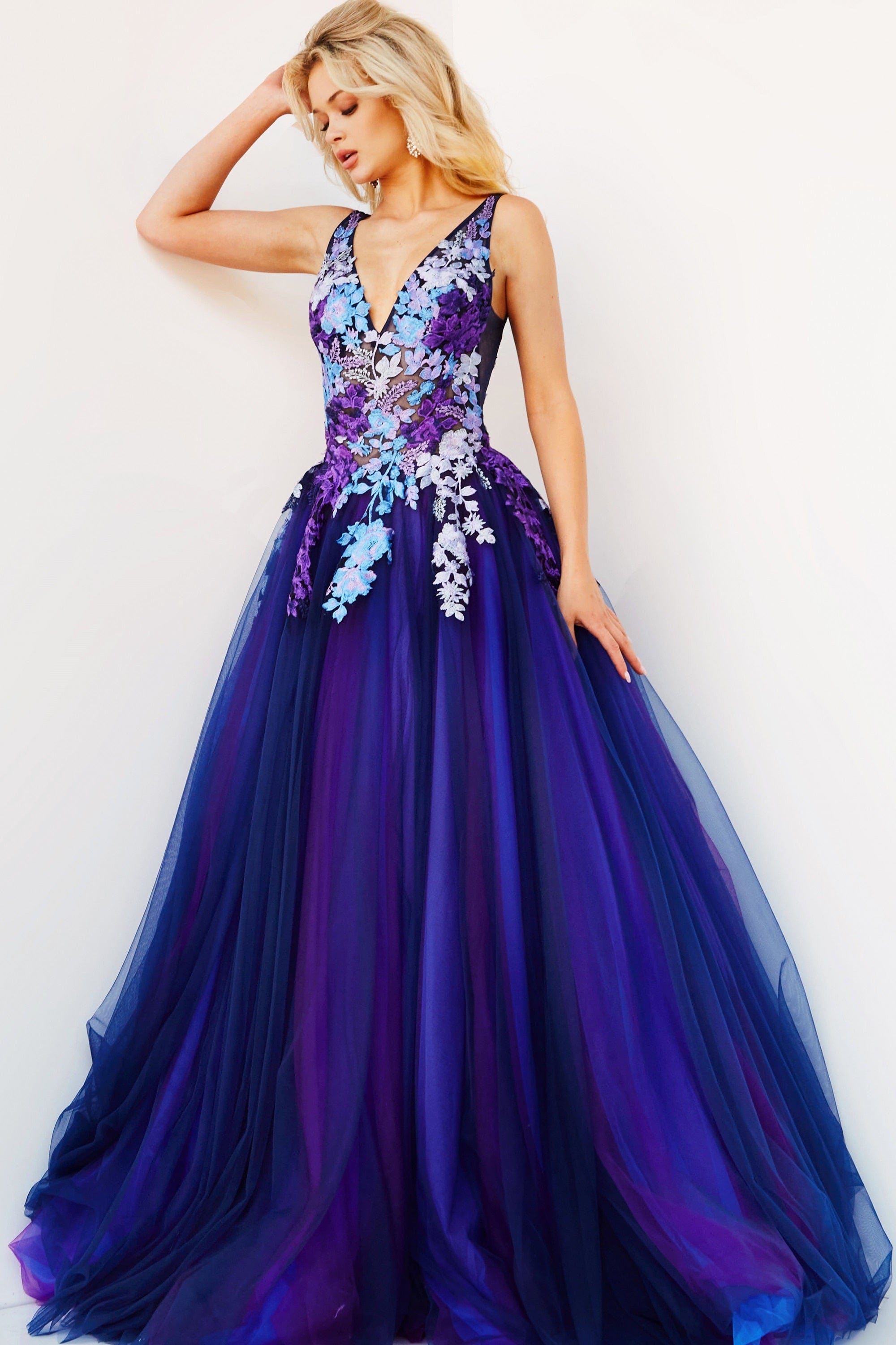 Jovani Royal Blue Dress