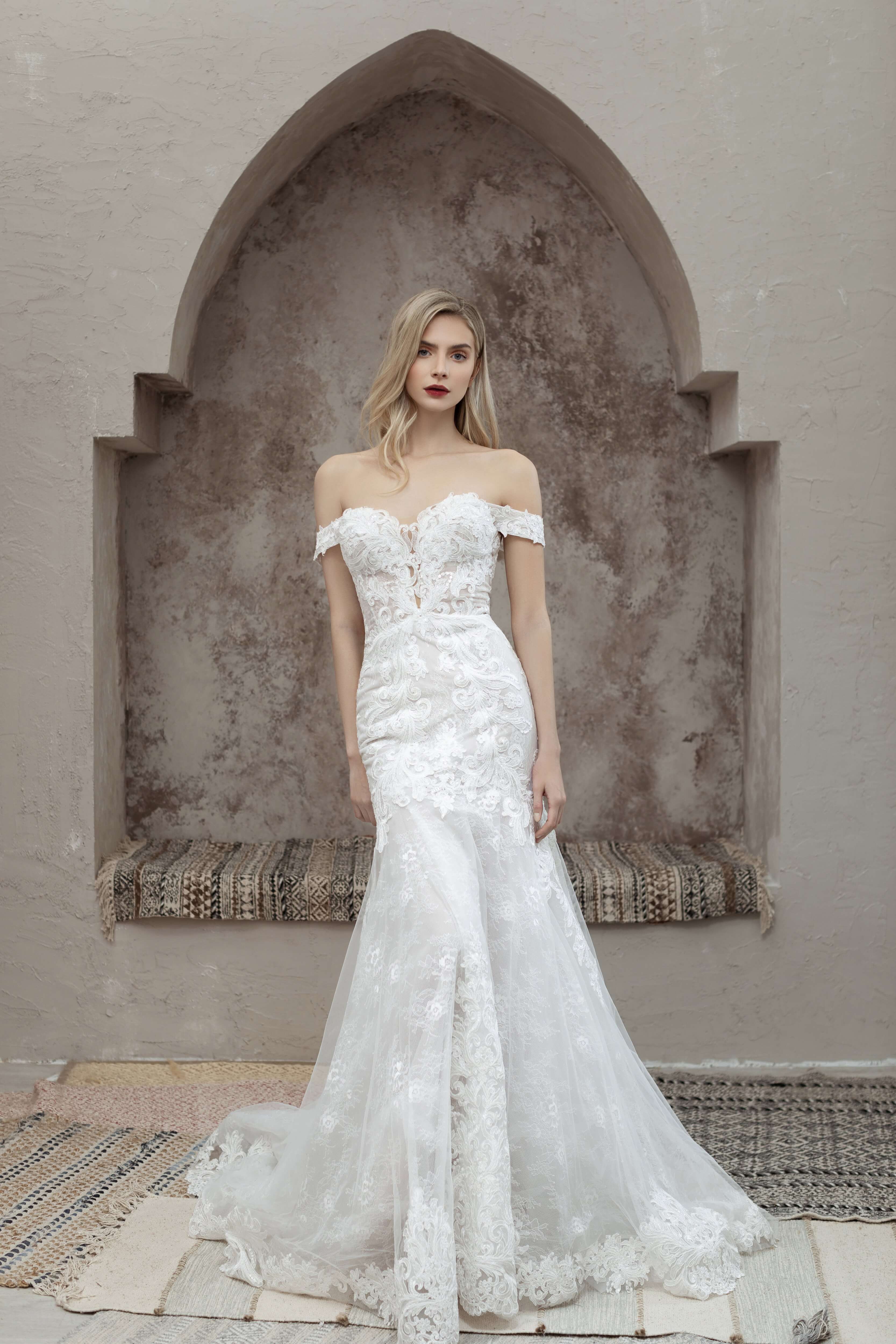Magnolia Wedding Dress Magnolia White: Aubreita