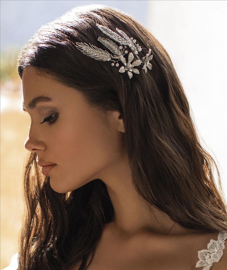 Pronovias Accessories 0 / SILVER Pronovias: Amaratha Pinchos - Discontinued