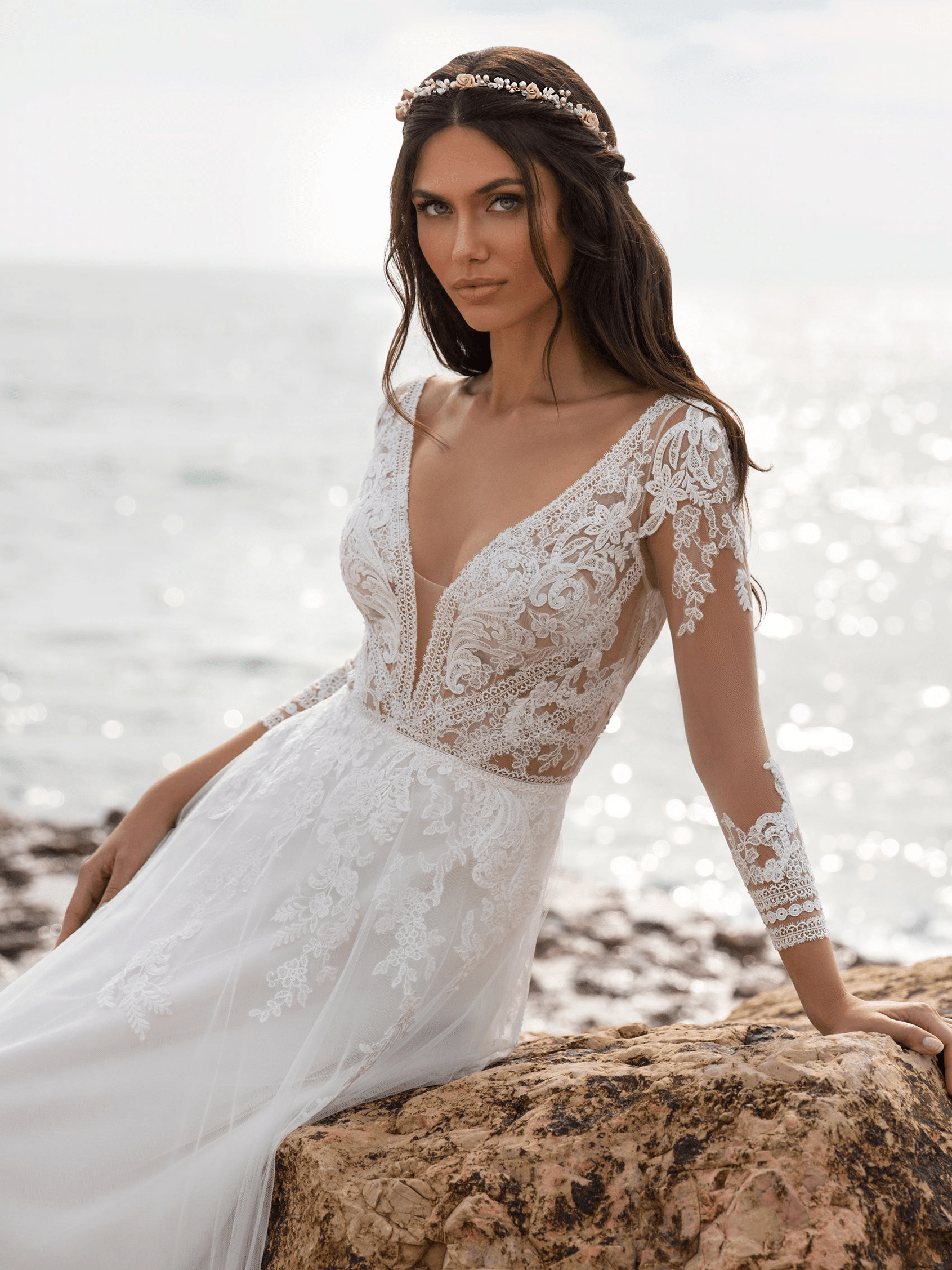 Pronovias Accessories 0 / GOLD/OFF WHITE/PINK Pronovias: FSP 02 Alambre