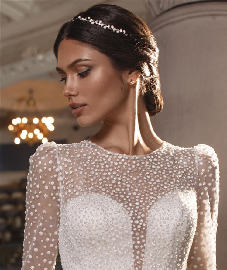Pronovias Privee Accessories 0 / SILVER Pronovias Privee: Antigone Tiara