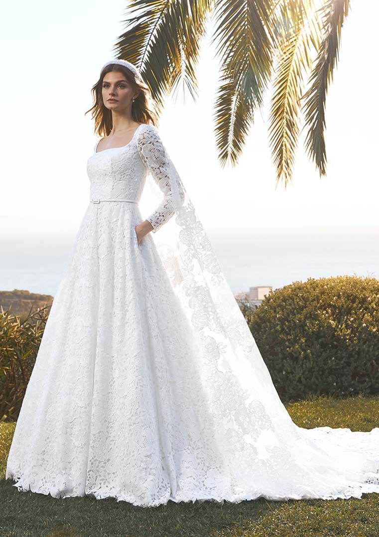 Pronovias Long Sleeve Wedding Dress