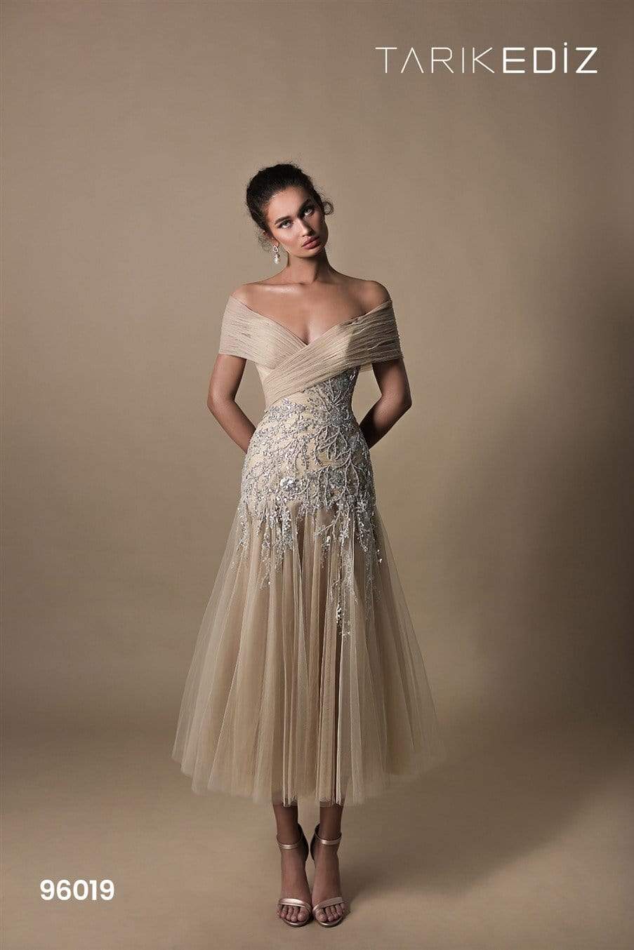 Tarik Ediz Evening Dress Tarik Ediz: 96019 - Lana