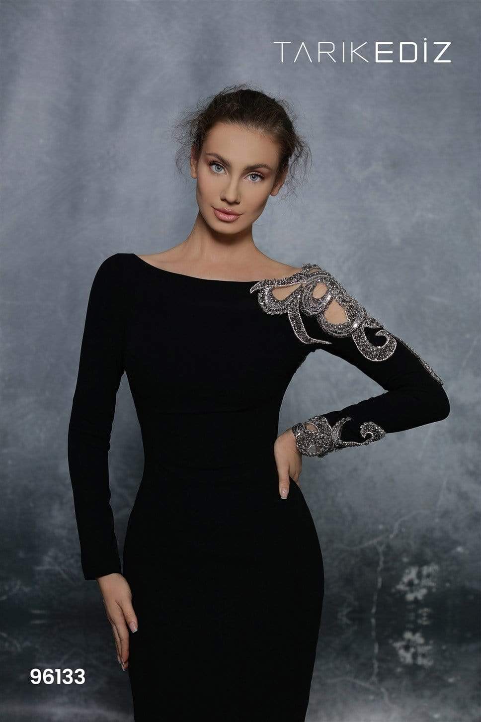 Tarik Ediz Evening Dress Tarik Ediz: 96133 - Blanch