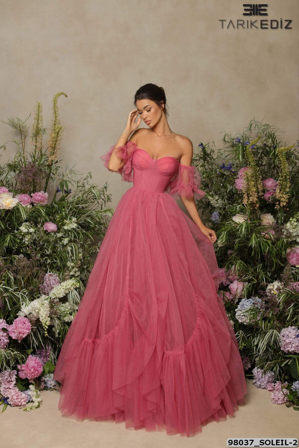 Tarik Ediz Evening Dress Tarik Ediz: 98037- Soleil