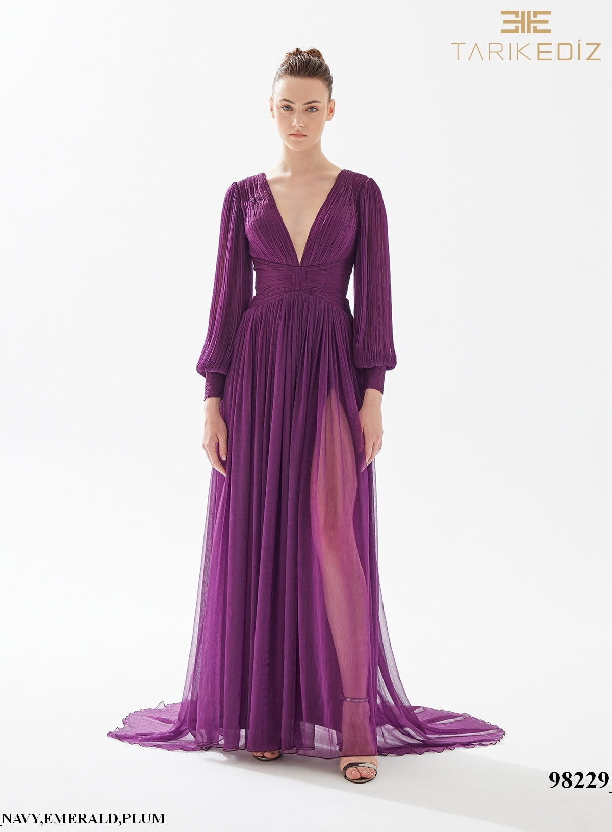 ワンピース Bibiy CAMELLIA RIBBON DRESS purple's ワンピース Bibiy CAMELLIA RIBBON DRESS purple's Camelia Gown