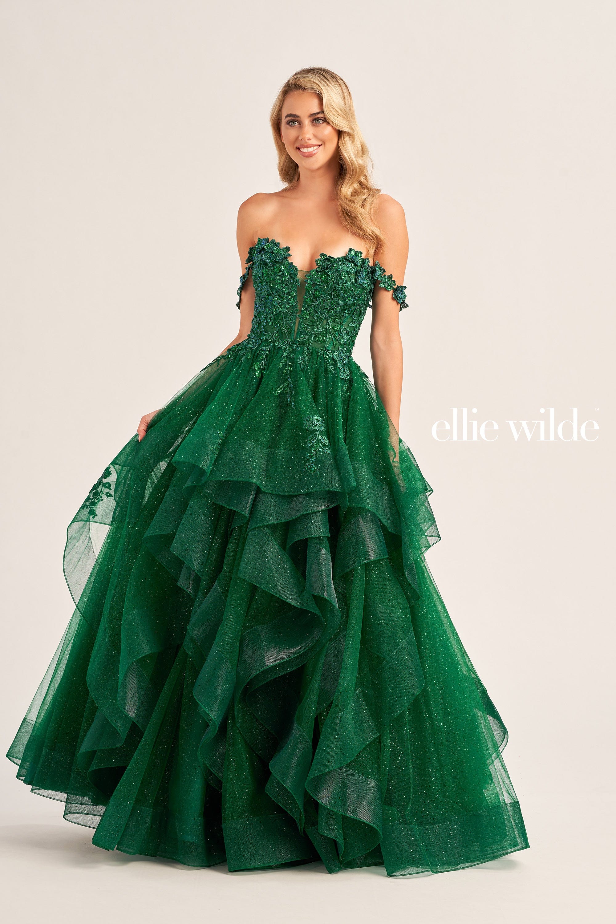 Ellie wilde green dress hotsell