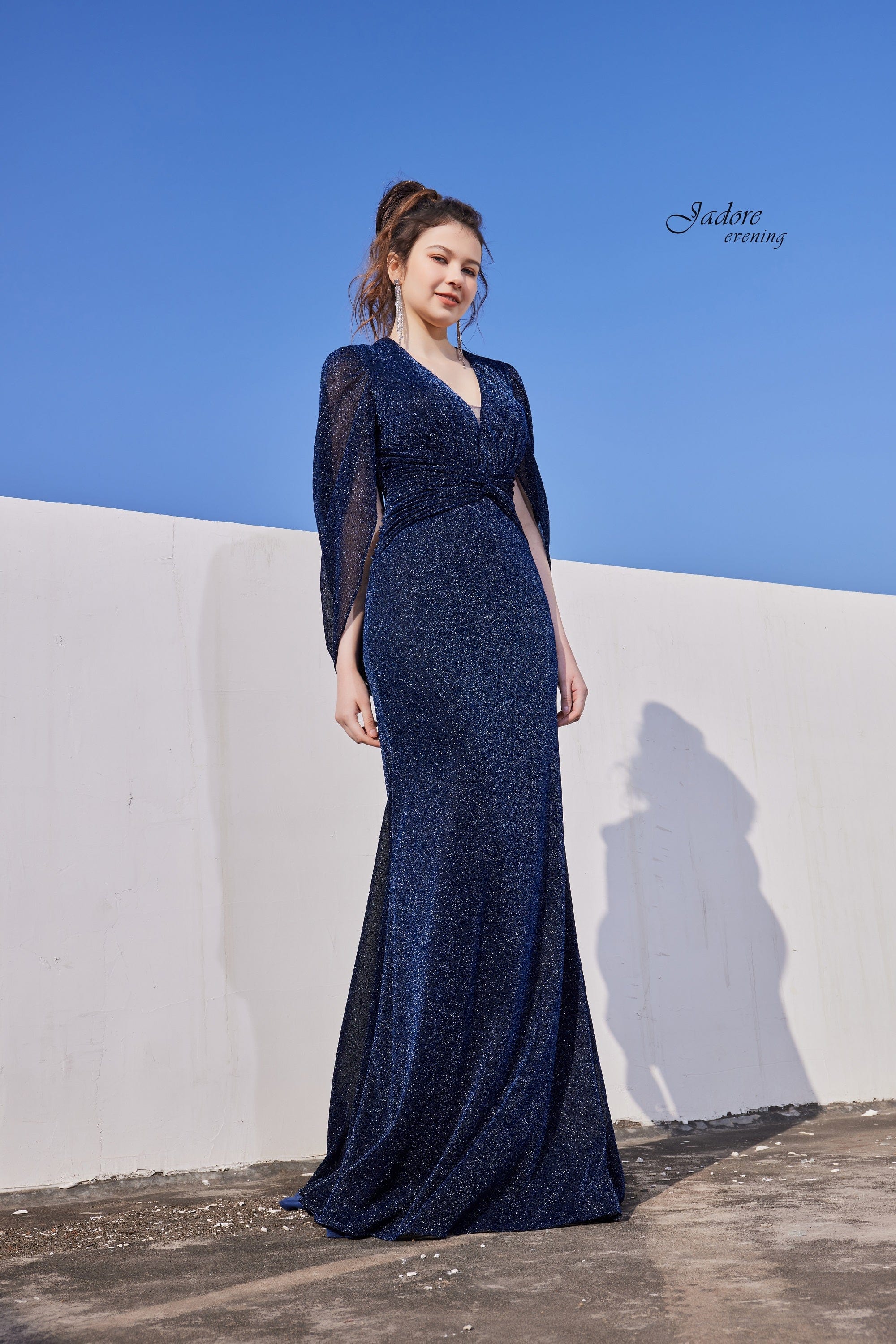 Jadore Evening Dress 16 / Midnight Jadore: J21023 (Clearance)