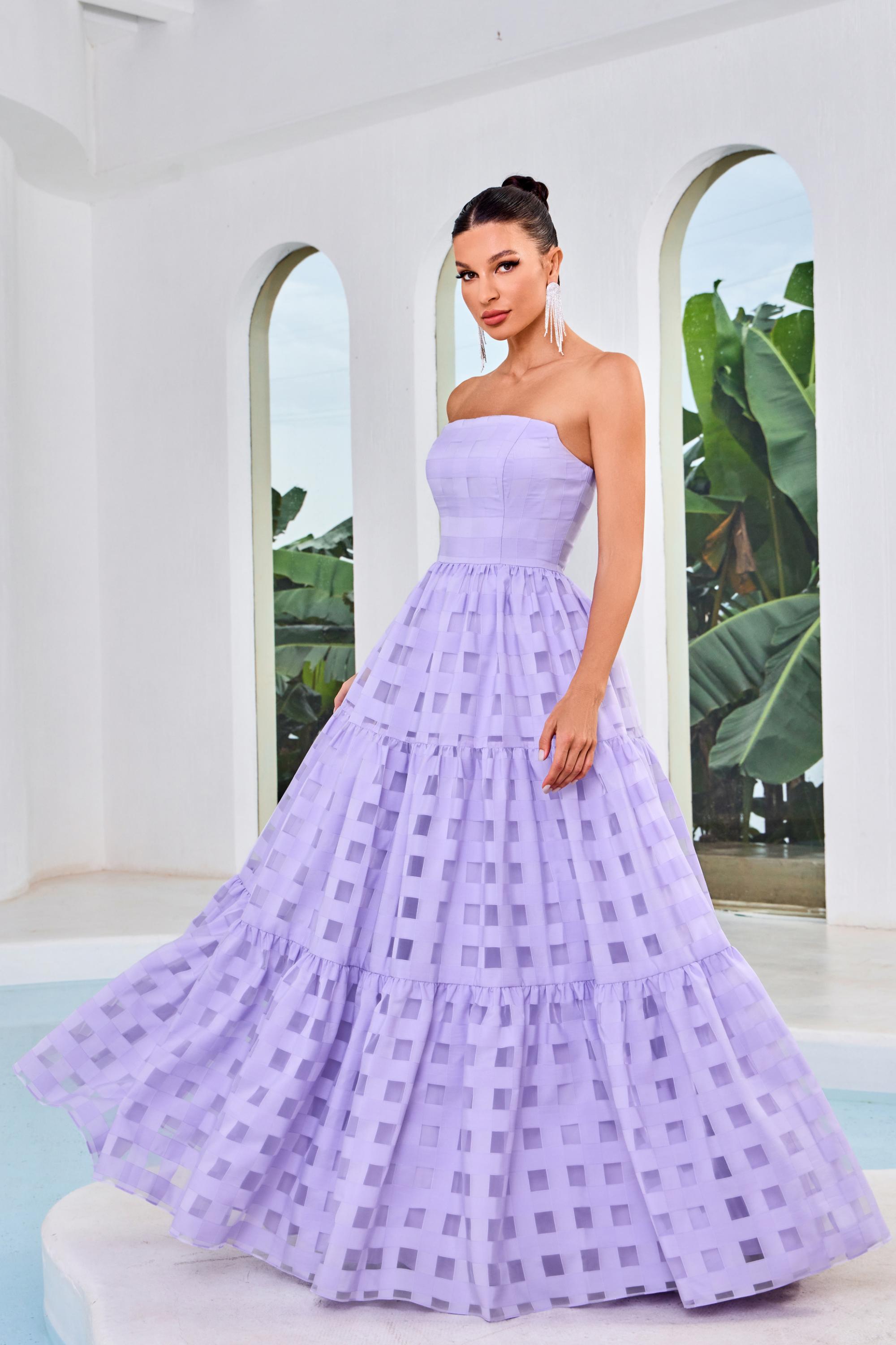 Jadore Evening Dress 4 / Light Purple Jadore: J24048