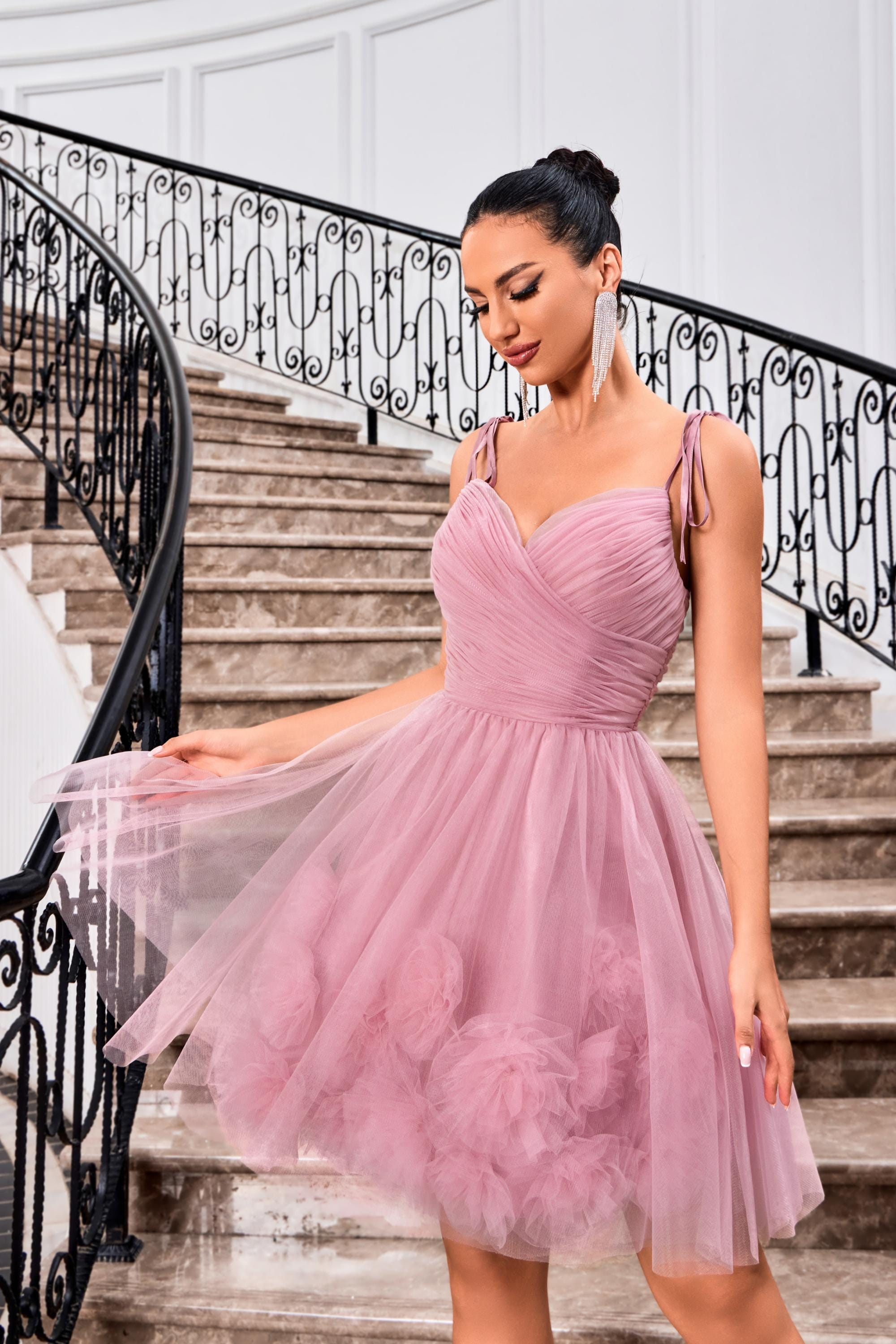 Jadore Evening Dress 4 / Ice Pink Jadore: J24078