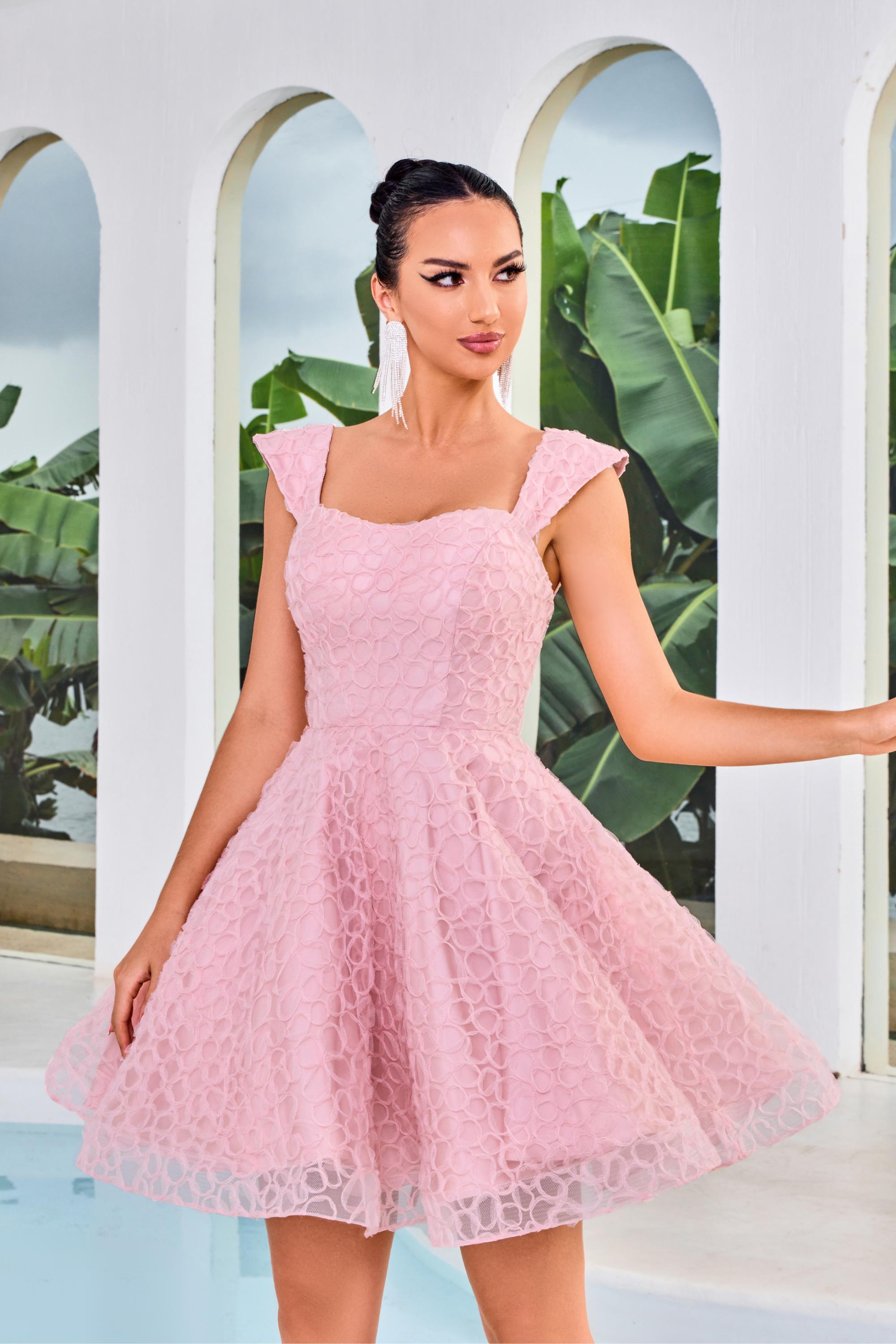 Jadore Evening Dress 4 / Pink Jadore: J24086