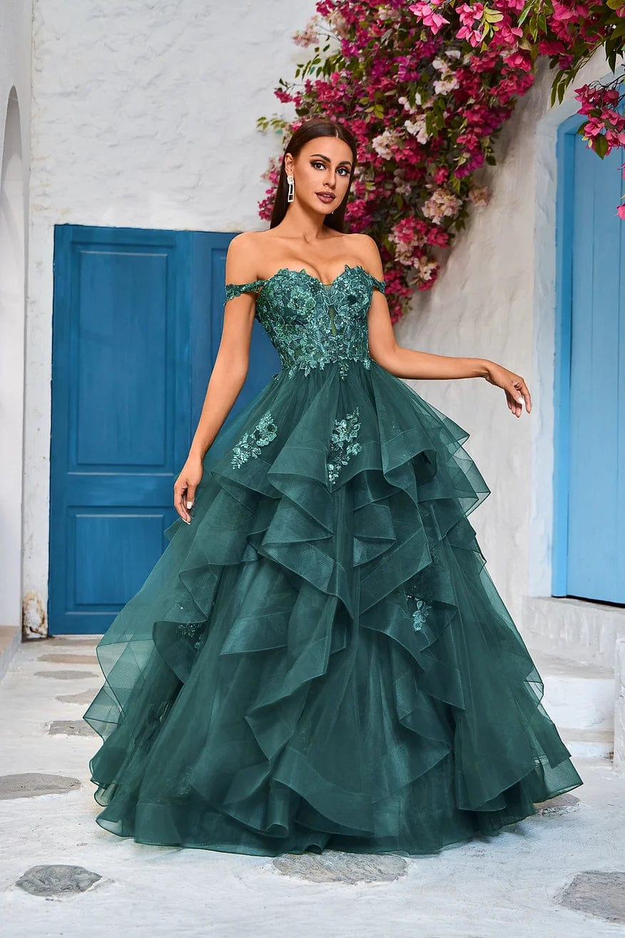 jadore emerald green dress Jadore: J25019