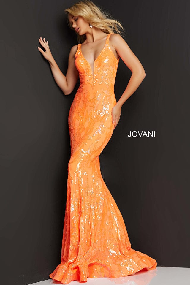 Jovani 2025 orange dress