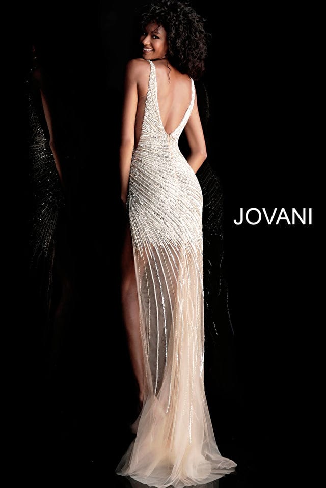 Jovani Prom 4 / Gold/Silver Jovani: 63405 Dress (Clearance)