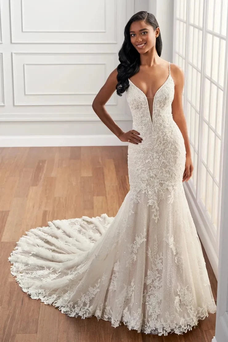 Martin Thornburg Wedding Dress 0 / Ivory/Tea Rose Martin Thornburg: MT1405 - Dayton