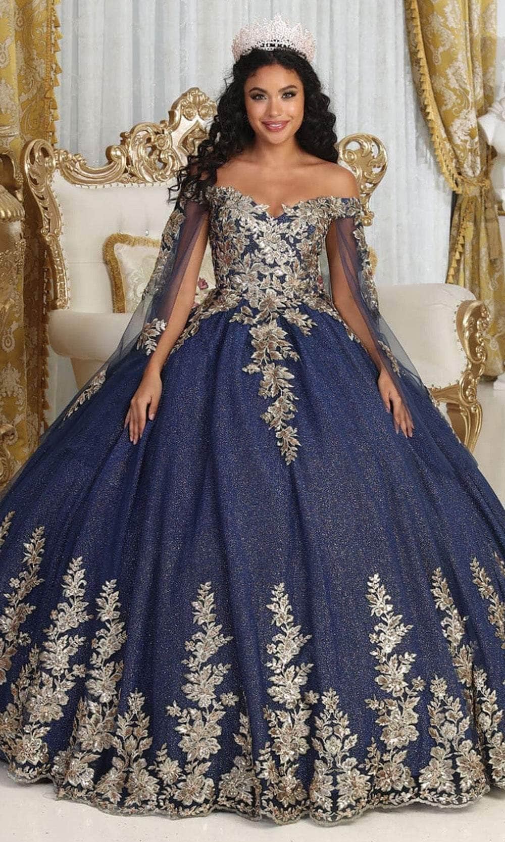 May Queen Quinceanera 4 / Navy May Queen: LK221