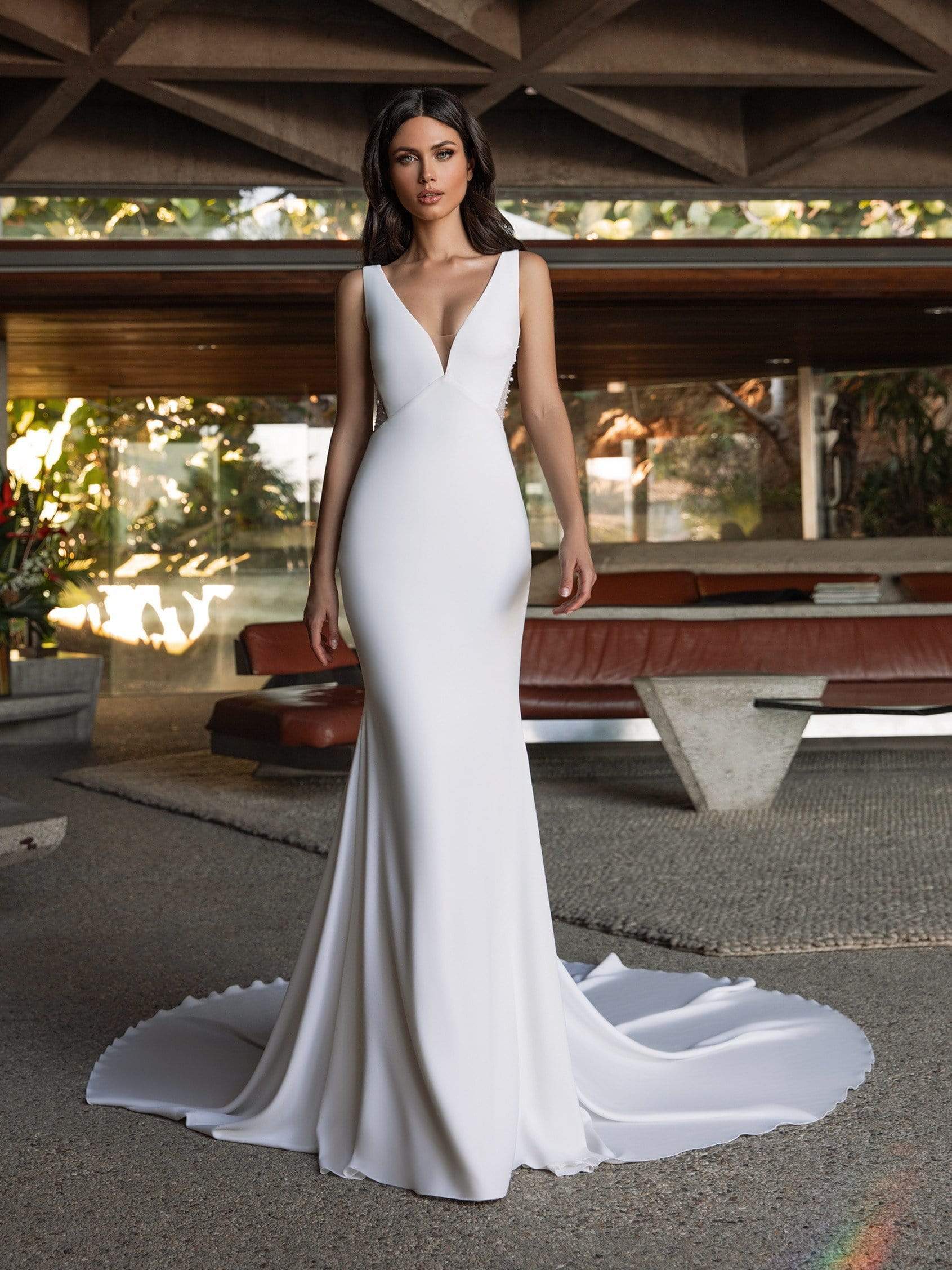 Pronovias Wedding Dress 8 / Off White Pronovias: Durbin  (Clearance)