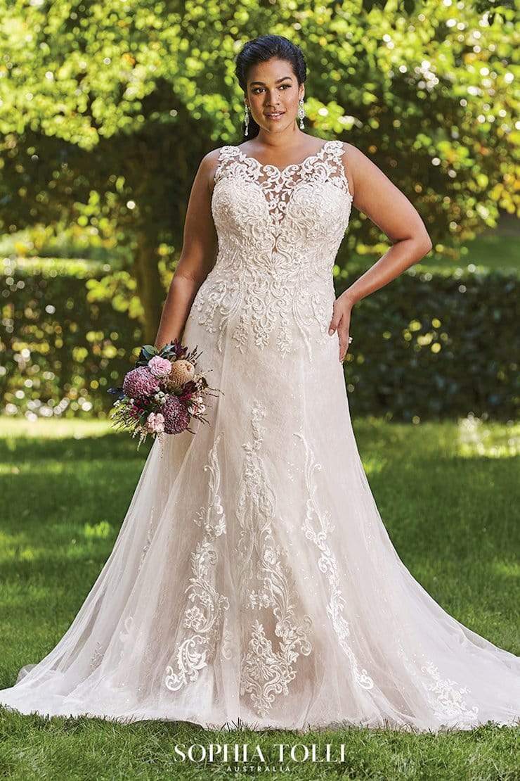 Sophia Tolli Wedding Dress 16 / Ivory Sophia Tolli: Y21990 - Georgia (Clearance)