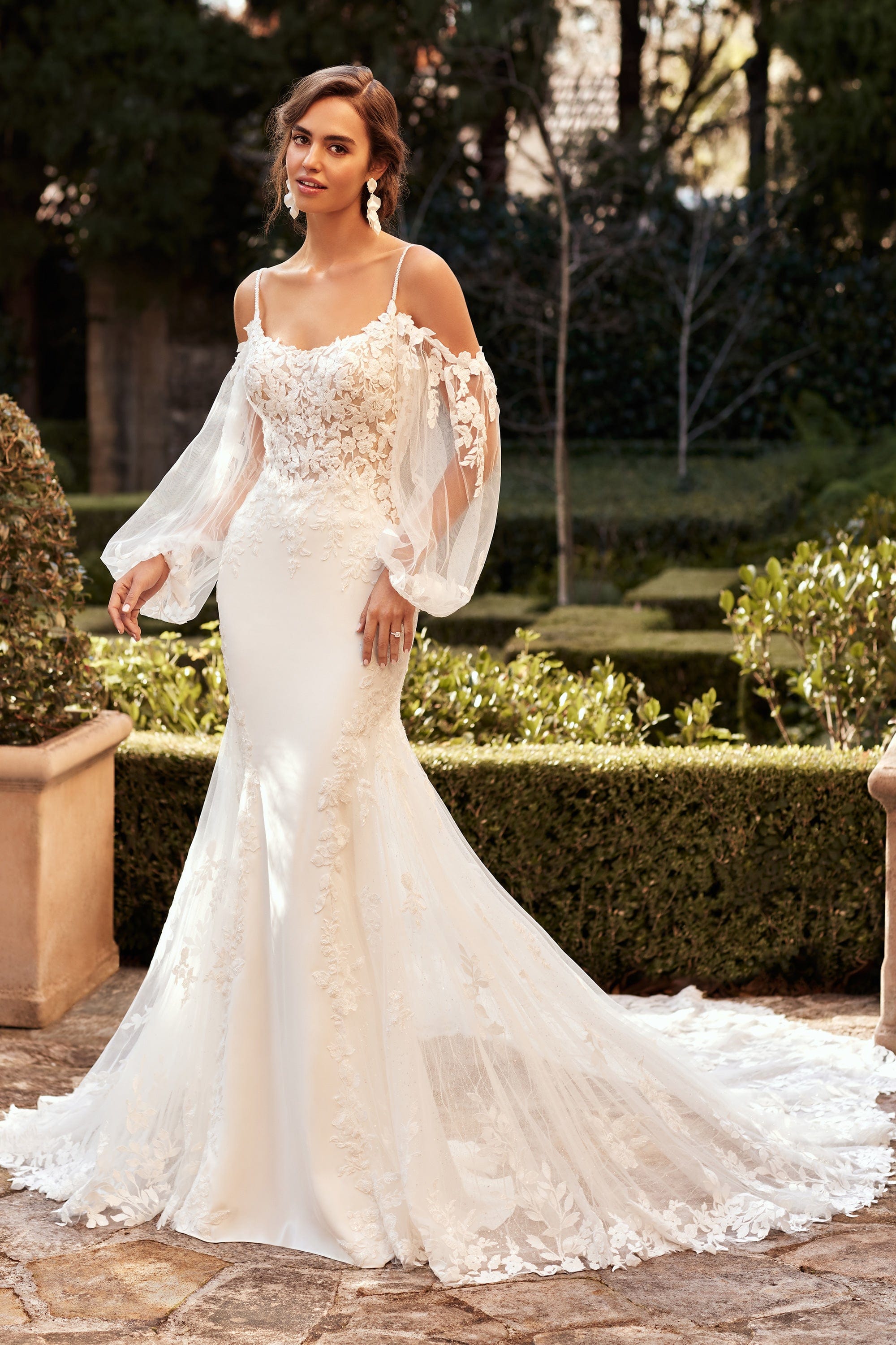 Sophia Tolli Off Shoulder Tulle Gown Sophia Tolli: Y3118 Allira