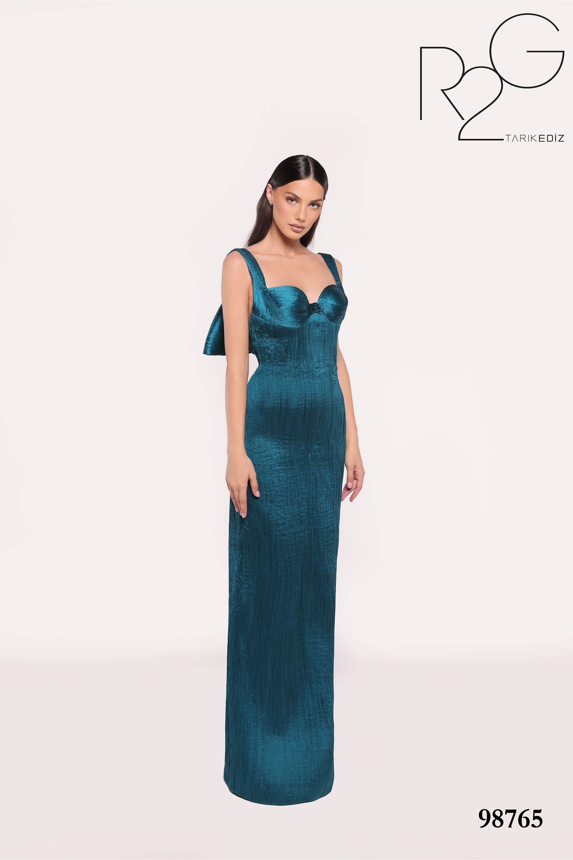 Tarik Ediz Evening Dress 0 / Emerald Tarik Ediz: 98765