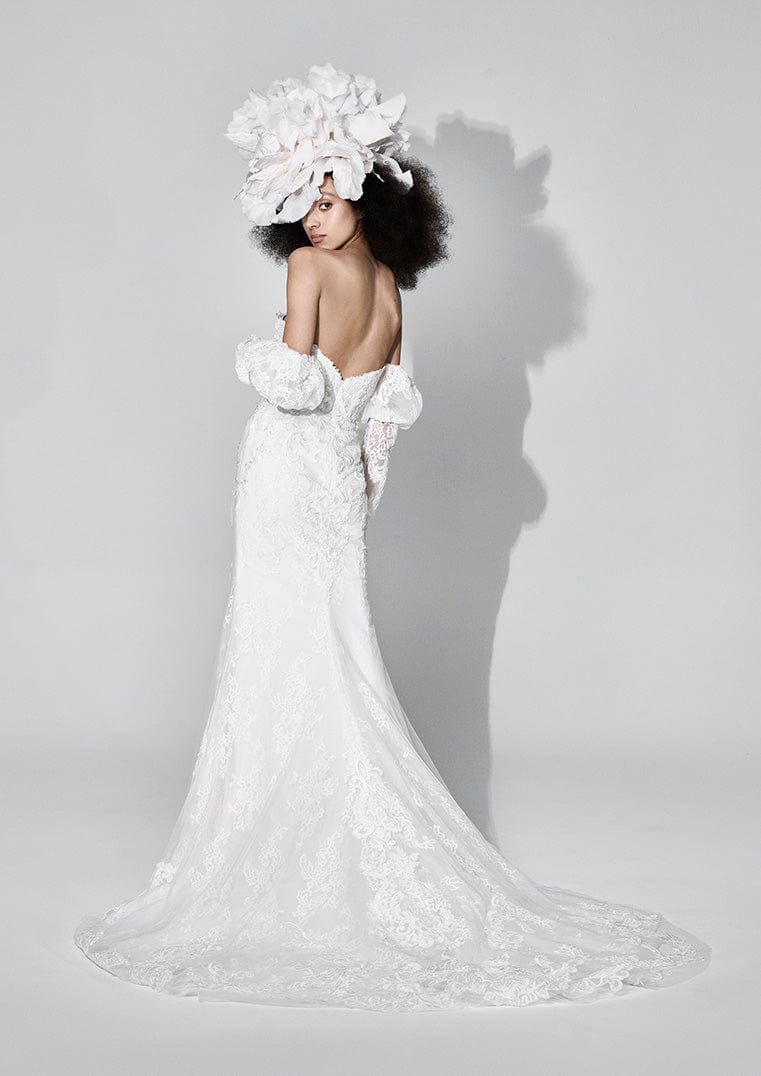 Vera wang outlet fishtail wedding dress