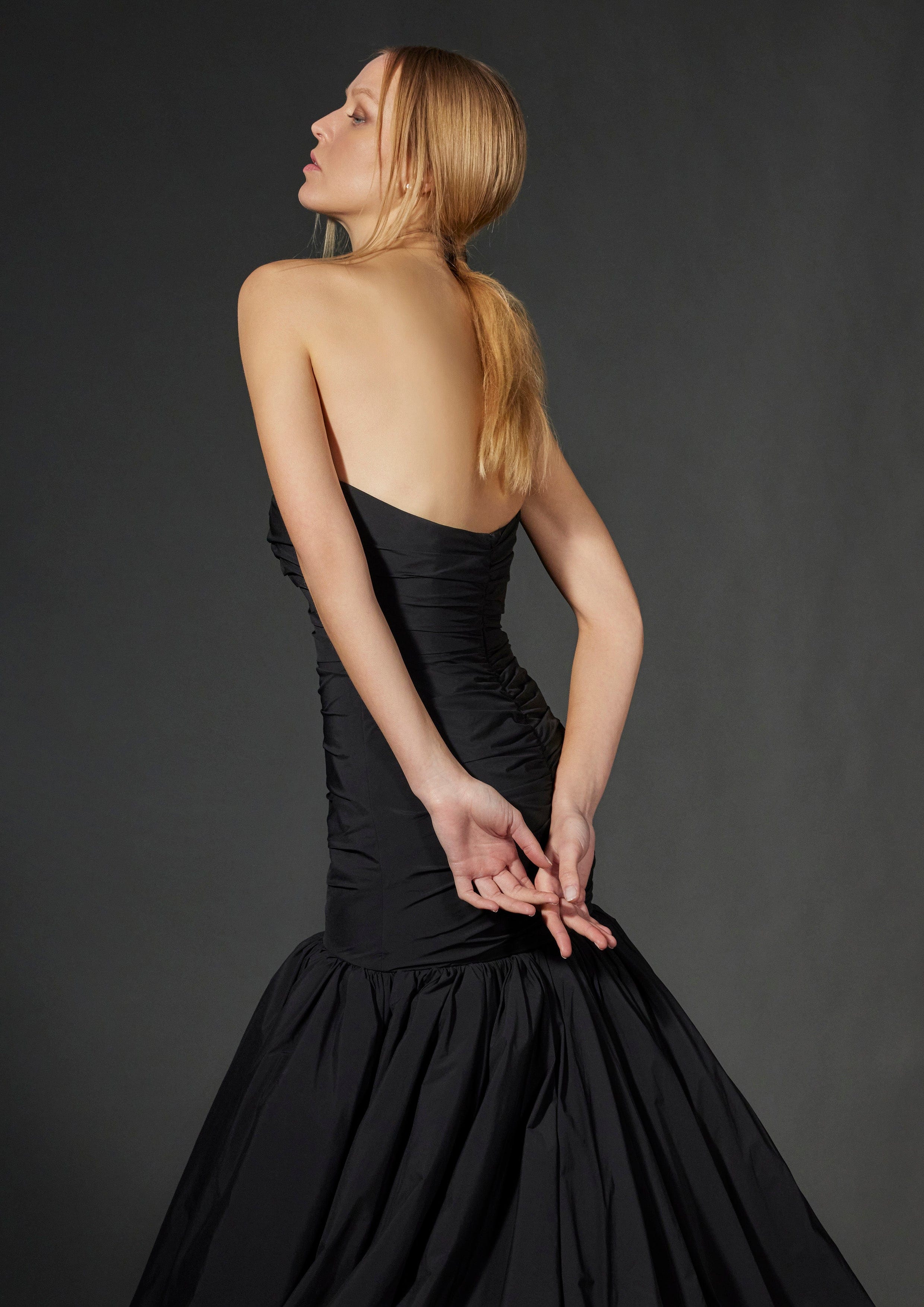 vera wang evening dresses Vintage Vera Wang Chiffon Draped Gown - XS/S