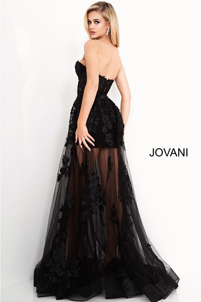 Camellia Bridal Shop Jovani 02845 Strapless Corset Bodice Prom Dress