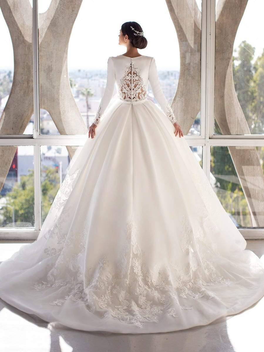 Pronovias Wedding Dress Pronovias: Brown - Discontinued